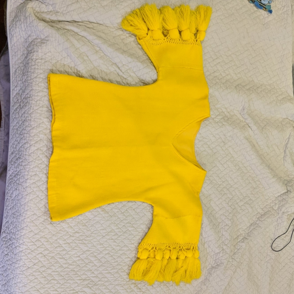 Vintage boho Chic short sleeve sweater